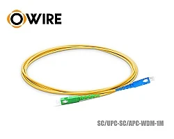 Patch Cord SC/APC-SC/UPC SM Simplex ยาว 1 เมตร