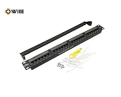 Patch Panel Cat6 Owire 1U ขนาด 24 Port