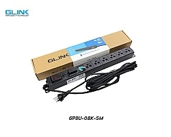 ปลั๊กไฟ 6 ช่อง สำหรับตู้แร็ค GLINK รุ่น GPDU-08K-5M