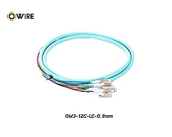 Pigtail 12 Core LC/UPC MM OM3 0.9mm ยาว 1.5 เมตร