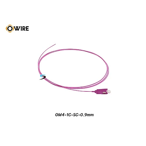 Pigtail 1 Core SC/UPC MM OM4 0.9mm ยาว 1.5 เมตร