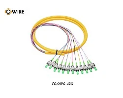 Pigtail 12 Core FC/APC SM 0.9mm ยาว 1.5 เมตร