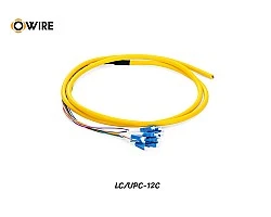 Pigtail 12 Core LC/UPC SM 0.9mm ยาว 1.5 เมตร