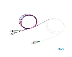 PLC Splitter FC/APC 1X2 MINI Type (70:30)