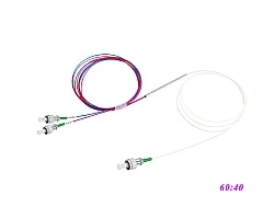 PLC Splitter FC/APC 1X2 MINI Type (60/40)