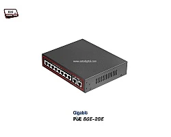 Gigabit PoE Switch 8 Port + 2 LAN GE Uplink