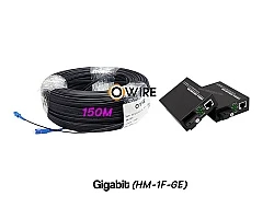 สายไฟเบอร์ออฟติก 1 Core 150 เมตร + Media BIDI 1G