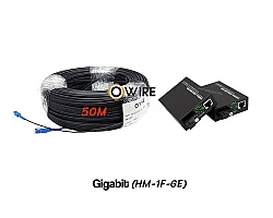 สายไฟเบอร์ออฟติก 1 Core 50 เมตร + Media BIDI 1G