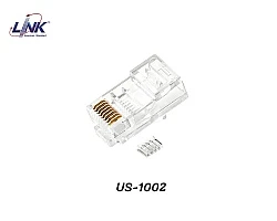 หัวแลน CAT6 UTP RJ45 LINK รุ่น US-1002 (10 ตัว)