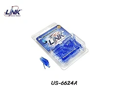 Plug Boot CAT6 สีฟ้าใส LINK รุ่น US-6624A (10 ชิ้น)