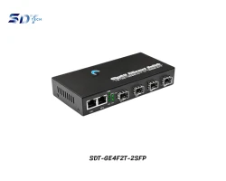 Gigabit Fiber SFP Switch 4 Port + 2GE