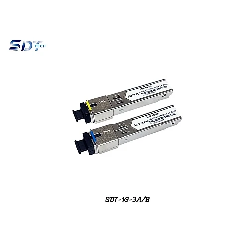 1.25G SFP SM SC BIDI DDM 3KM รุ่น SDT-1G-3AB
