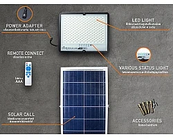 โคมไฟสปอร์ตไลท์ Solar Spotlight LumiRa รุ่น LSC-028 300W