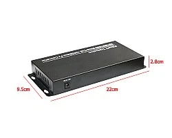 Gigabit FIBER SFP Switch 8 Port + 2 Gigabit Uplink
