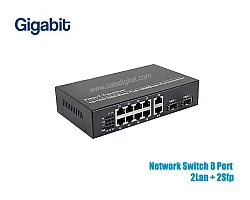 Gigabit Switch HUB 10 LAN + 2SFP